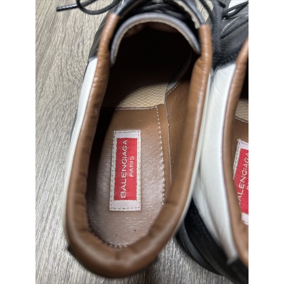 Balenciaga Golf Shoes Logo Sz 23.5EEE US 7 90s VTG RARE Made in Japan - Picture 12 of 14